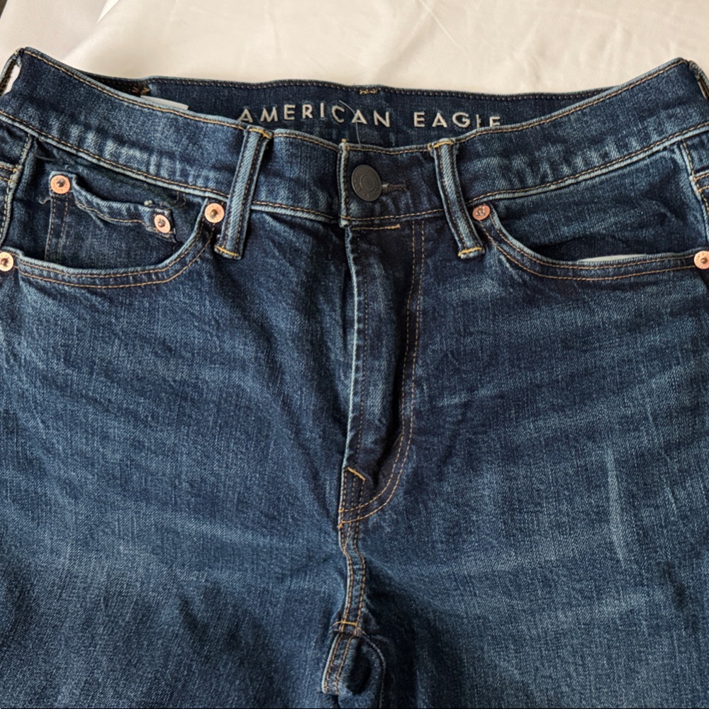 American Eagle Outfitters High Rise Indigo Jeans